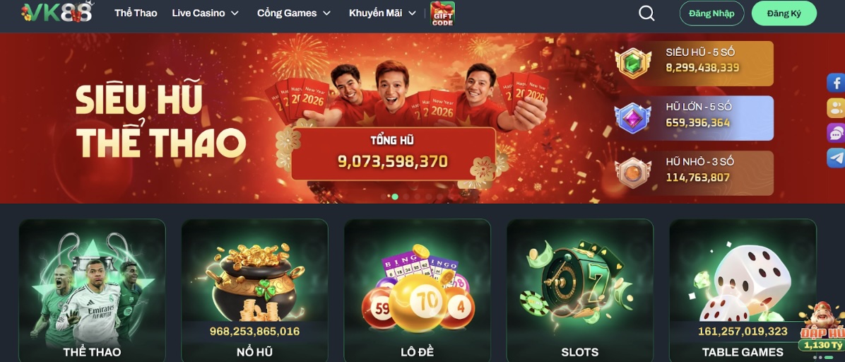 Giới thiệu VK88 – Nhà cái uy tín và minh bạch