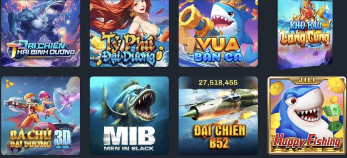 Các tựa game bắn cá VK88 phổ biến