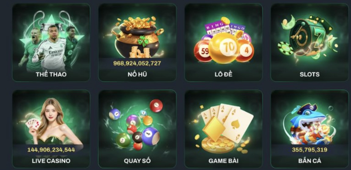 Tổng hợp các sảnh game hấp dẫn tại VK88